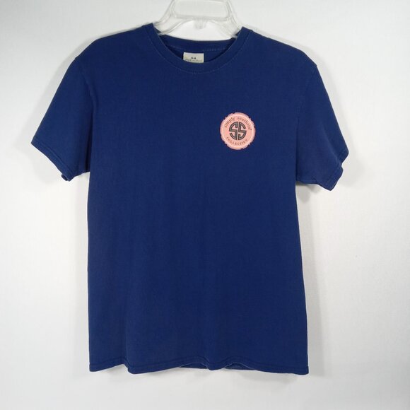 SIMPLY SOUTHERN Blue Daisy Worthy T-shirt Womens Size Medium - Picture 1 of 6